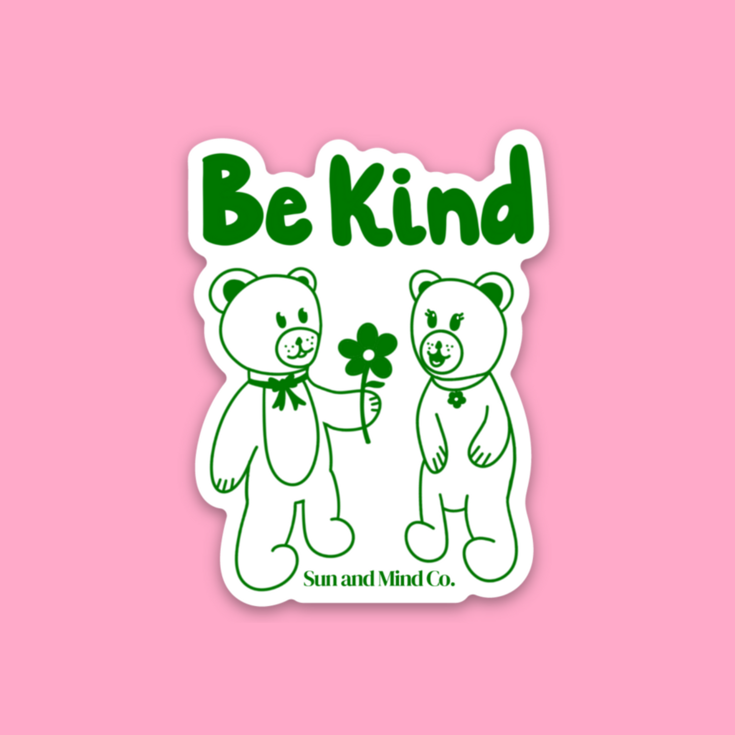 Be Kind Bears Sticker