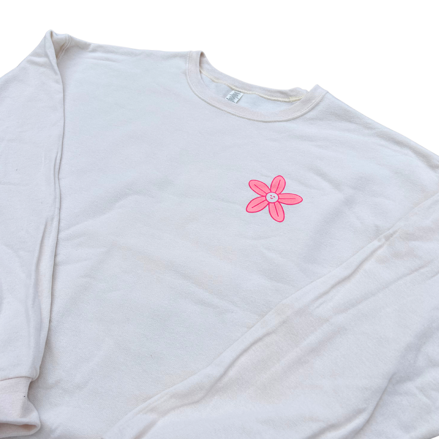 Be Proud of Your Progress Floral Crewneck Sweatshirt