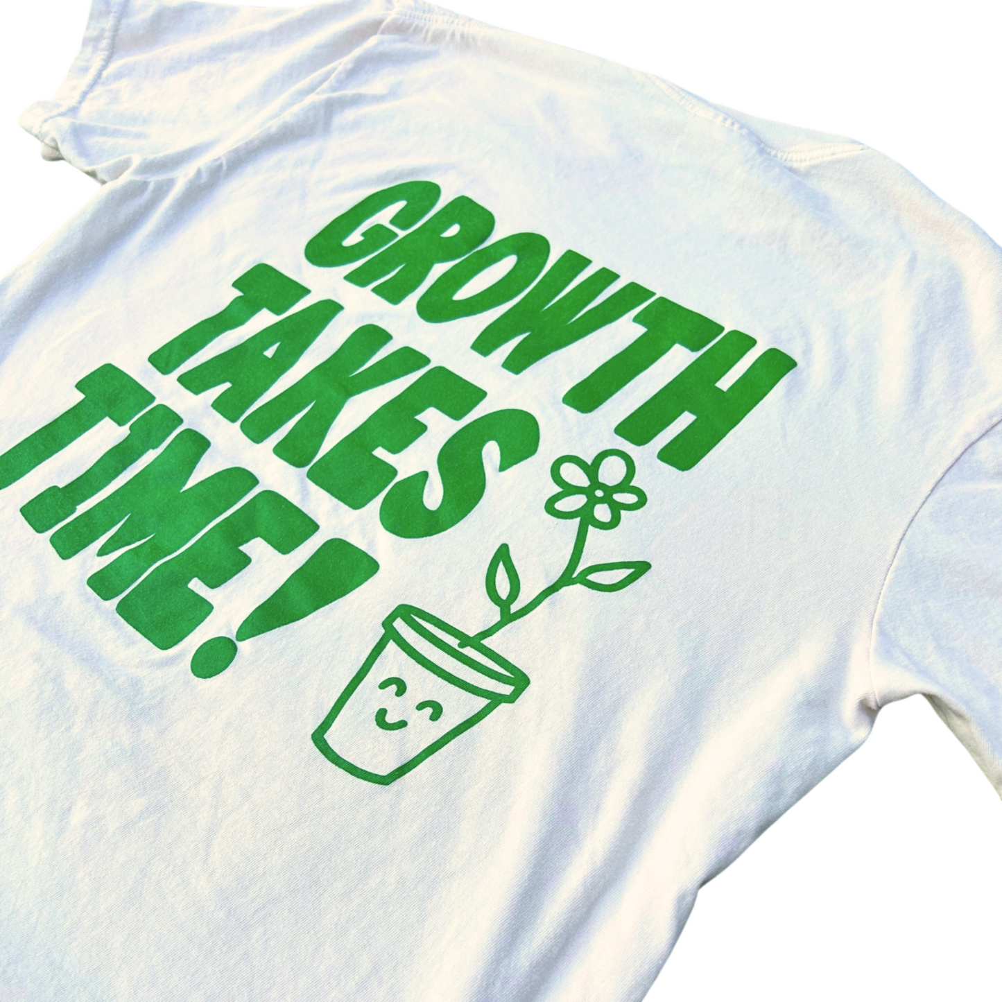 Growth Takes Time Ivory Tee