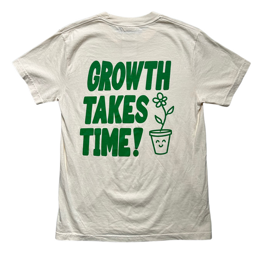 Growth Takes Time Ivory Tee