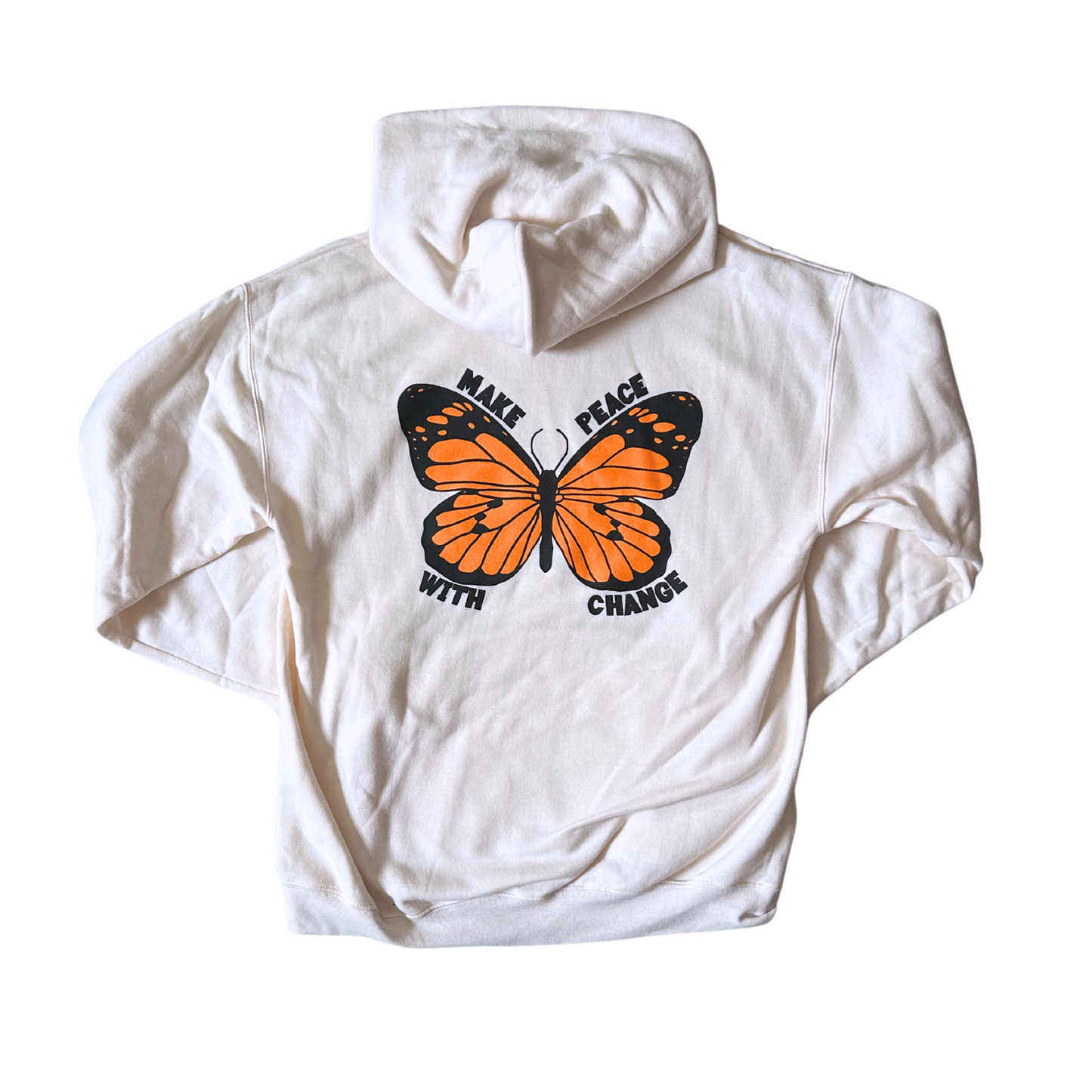 Make Peace With Change Butterfly Hoodie