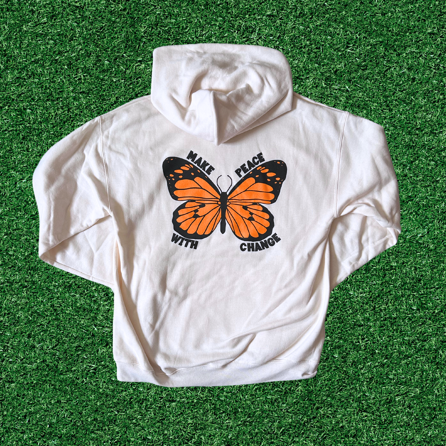 Make Peace With Change Butterfly Hoodie