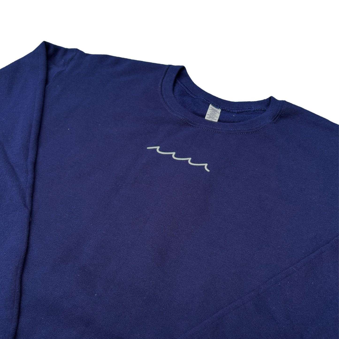 Ride The Wave Navy Blue Crewneck Sweatshirt