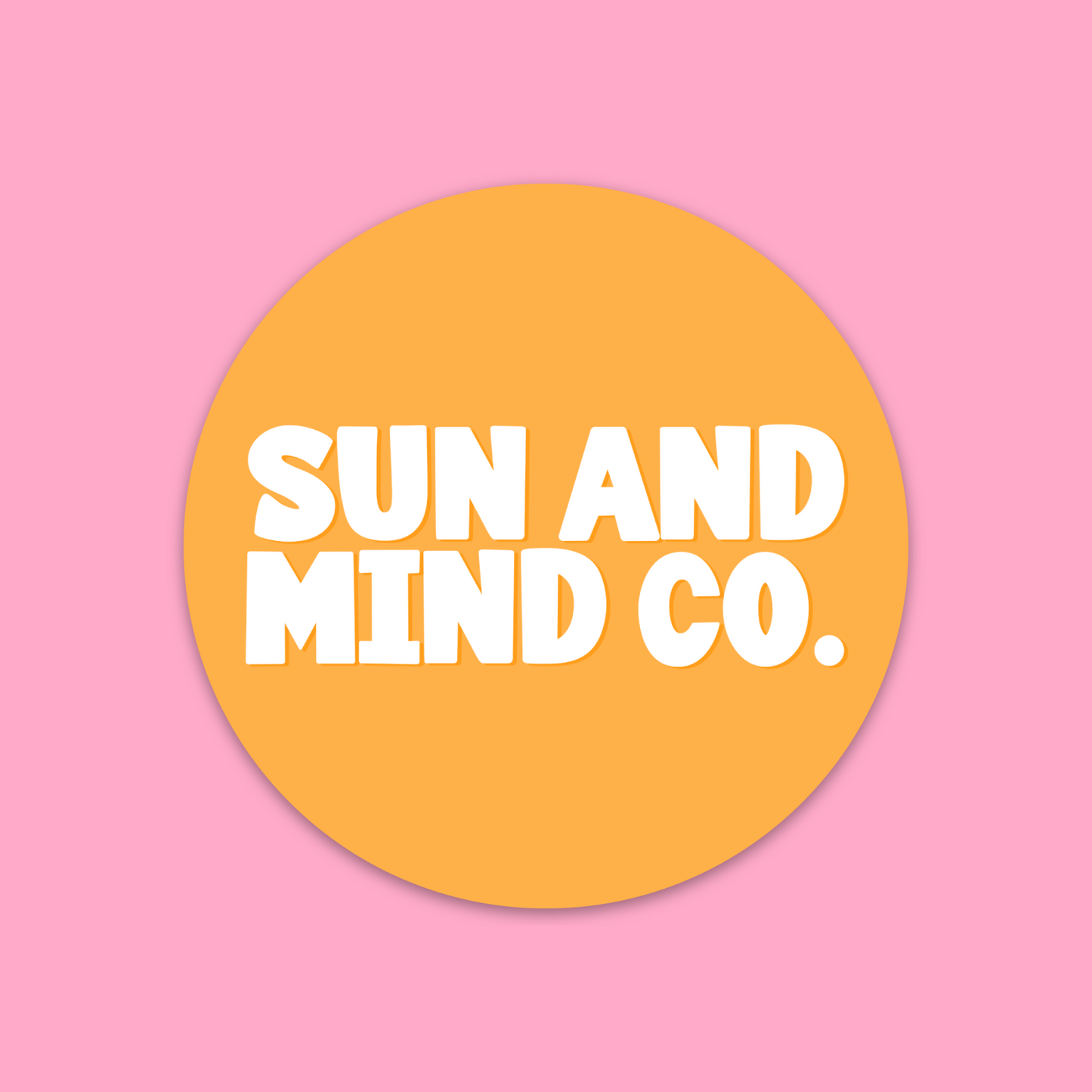 Sun and Mind Co. Logo Sticker