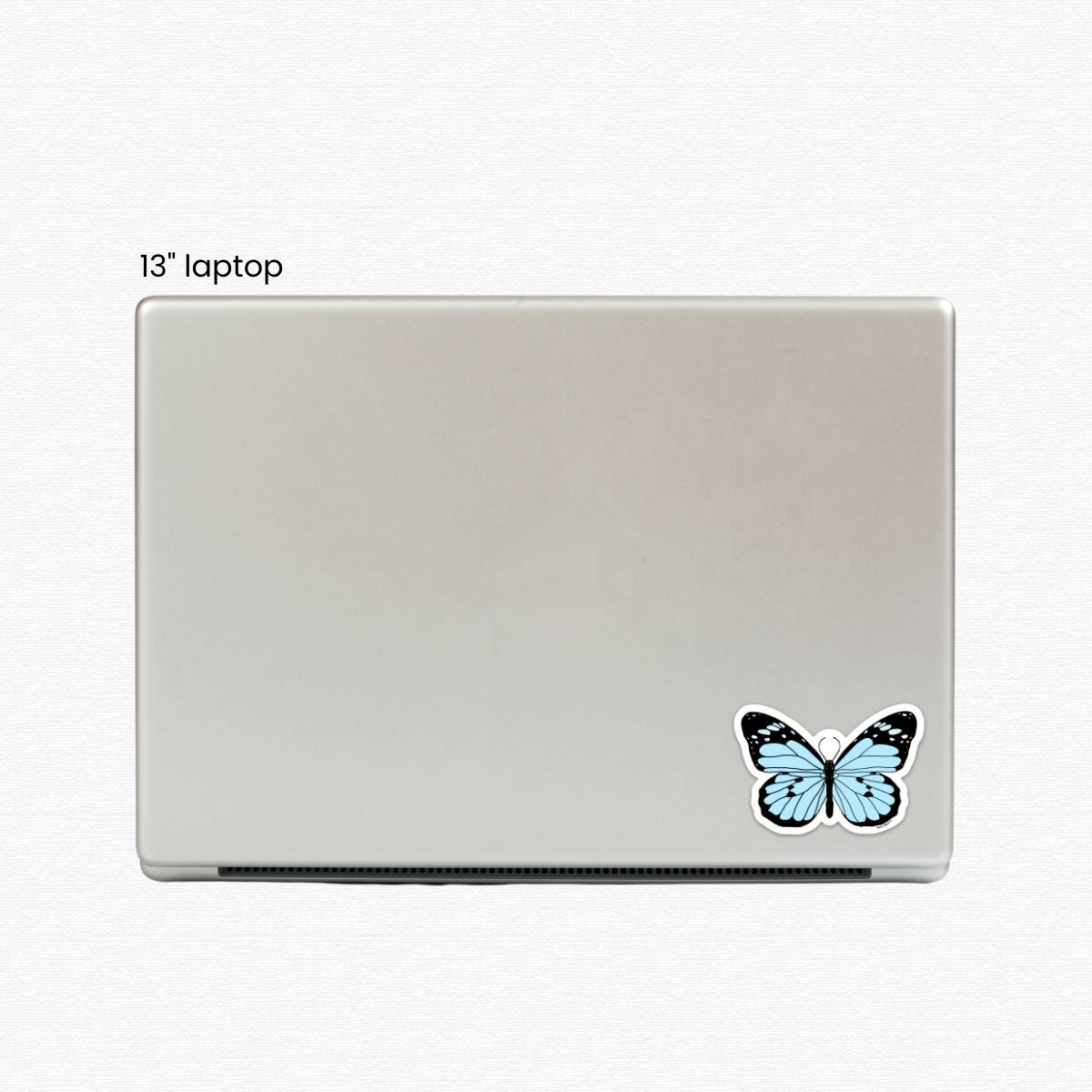 Blue Butterfly Sticker