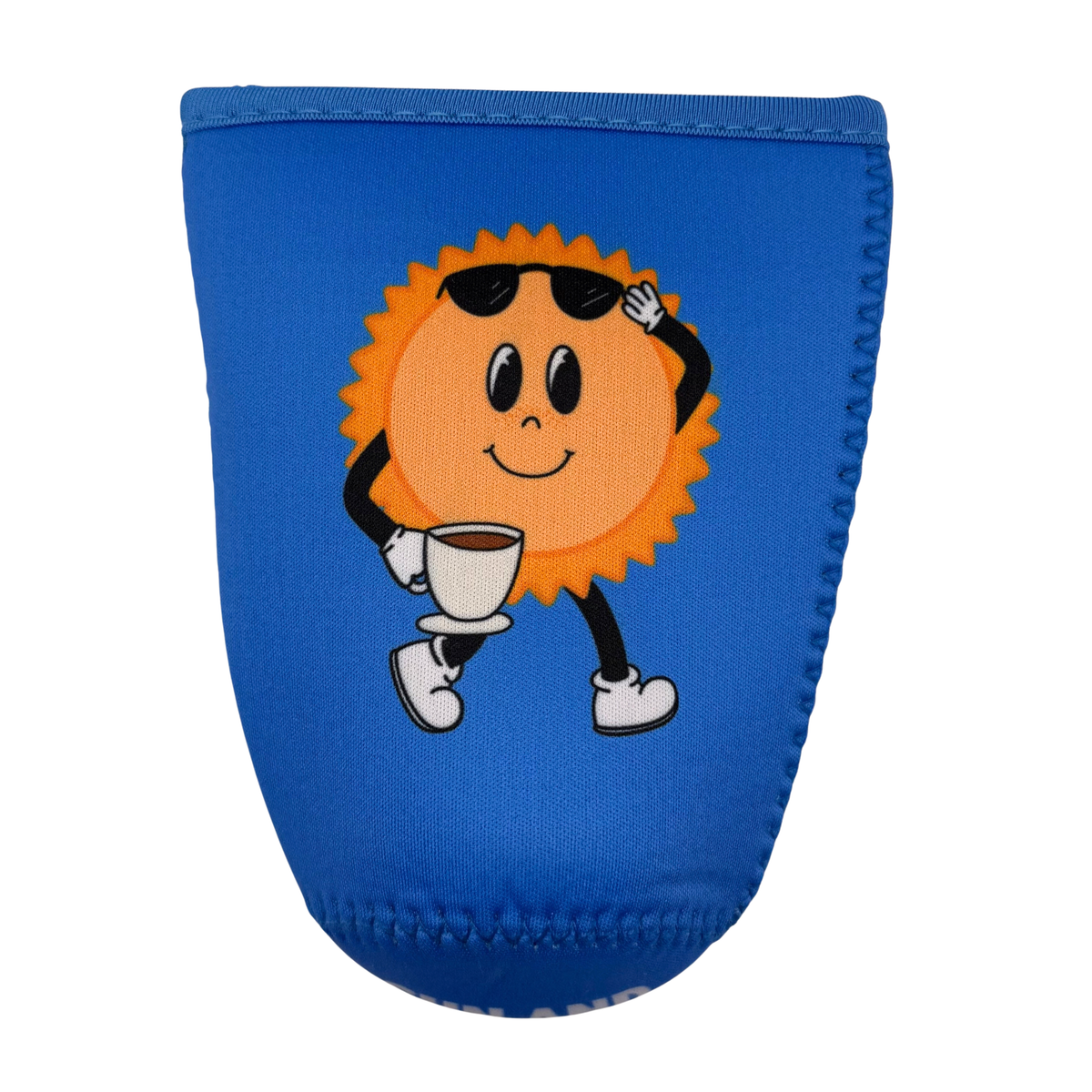 Blue Sunny Iced Coffee Drink Sleeve