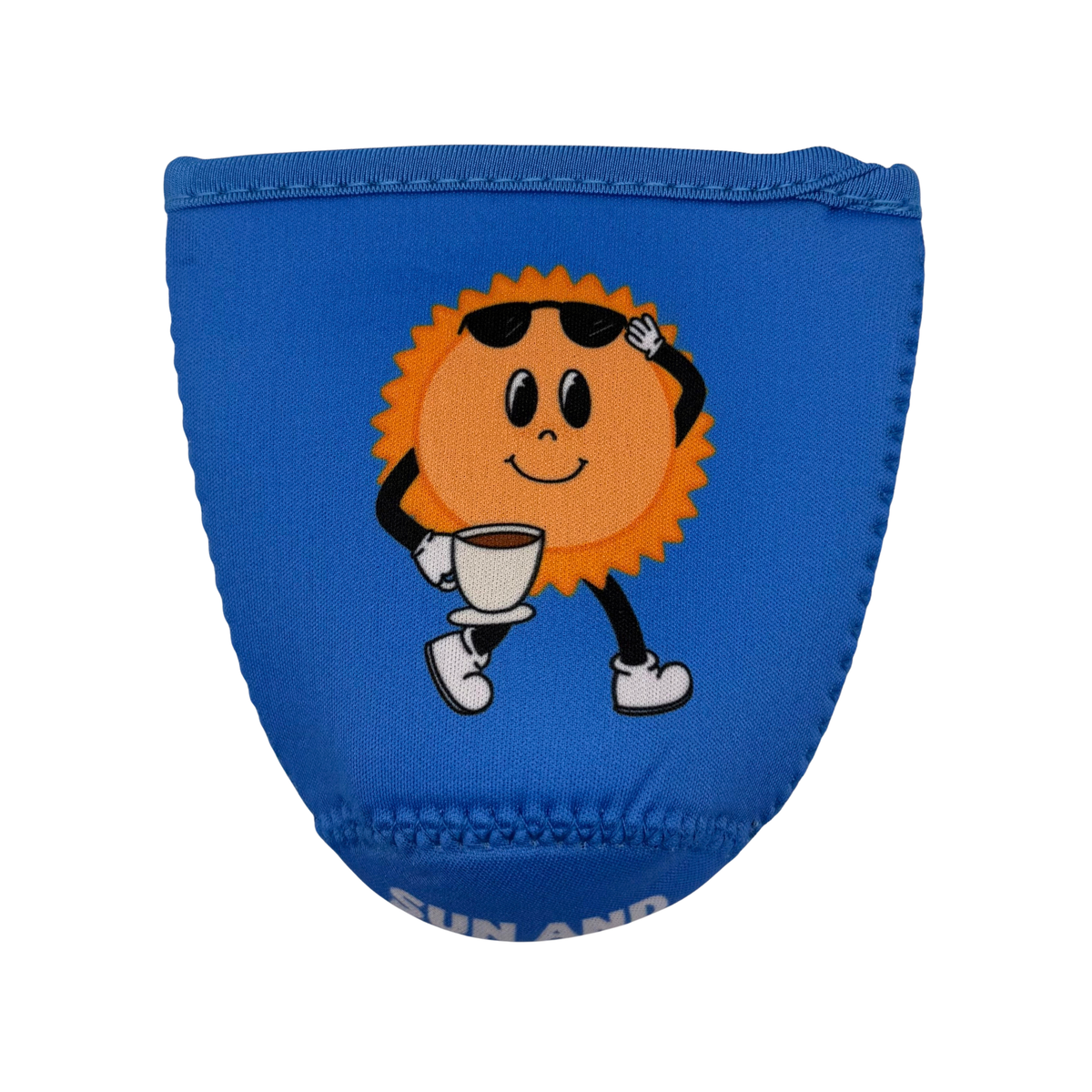 Blue Sunny Iced Coffee Drink Sleeve