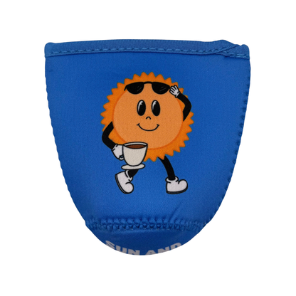 Blue Sunny Iced Coffee Drink Sleeve