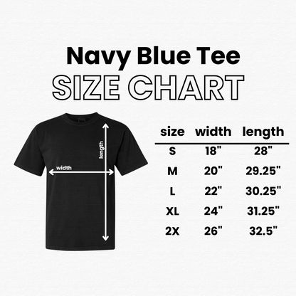 Ride The Wave Blue Tee