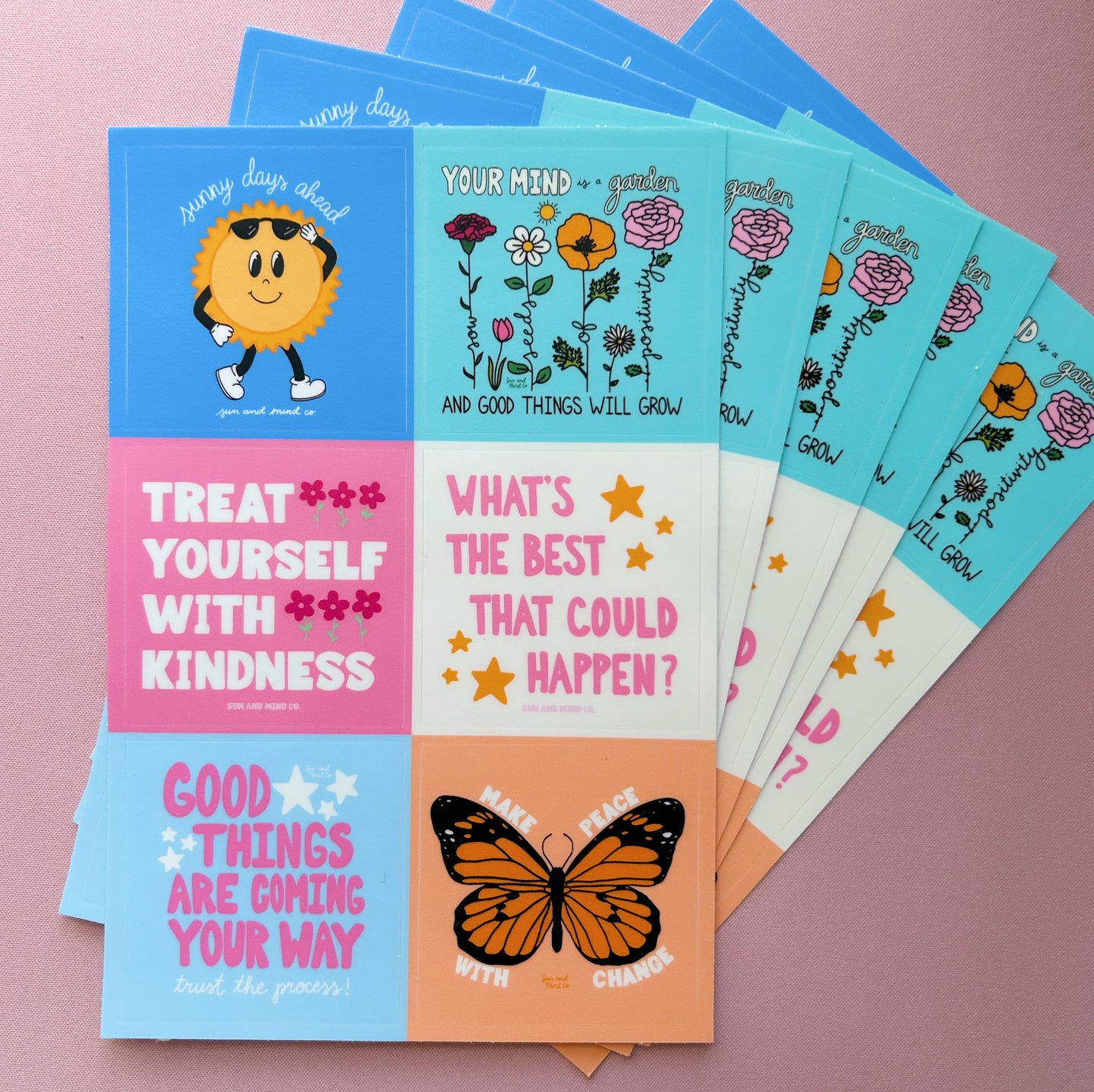 Positive Reminder Sticker Sheet