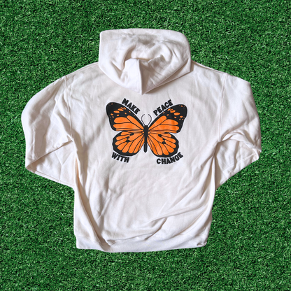 Make Peace With Change Butterfly Hoodie