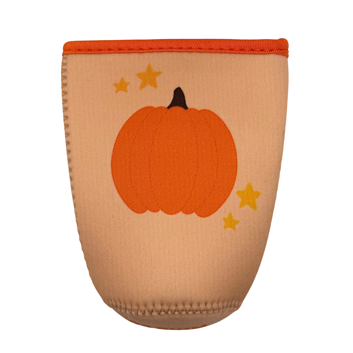 Patchwork Pumpkin Iced Coffee Drink Sleeve