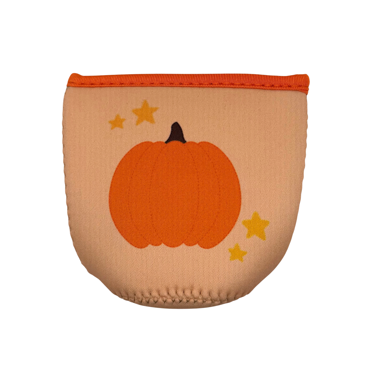 Patchwork Pumpkin Iced Coffee Drink Sleeve