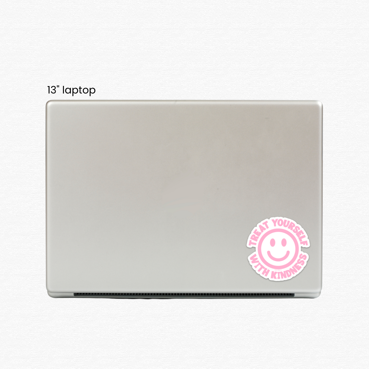 Pink Treat Yourself With Kindness Sticker